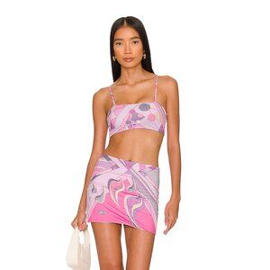 Oceanus Sofia Swarovski Crystal Set in Pink Multi Medium Large